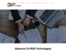 Tablet Screenshot of prep-technologies.com